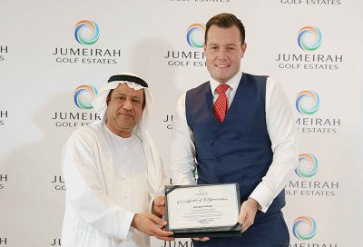 Jumeirah Golf Estates Holds Inaugural Award Event For Top Real Estate Brokers