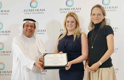 Jumeirah Golf Estates Holds Inaugural Award Event For Top Real Estate Brokers