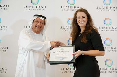 Jumeirah Golf Estates Holds Inaugural Award Event For Top Real Estate Brokers