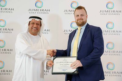 Jumeirah Golf Estates Holds Inaugural Award Event For Top Real Estate Brokers